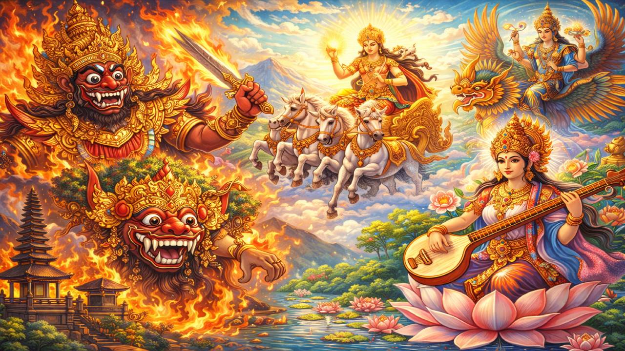 Kisah Dewa-Dewa dalam Mitologi Bali