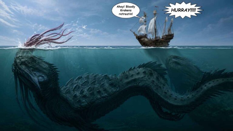 Kisah Satu Kaki dalam Legenda Naga Laut yang Melegenda