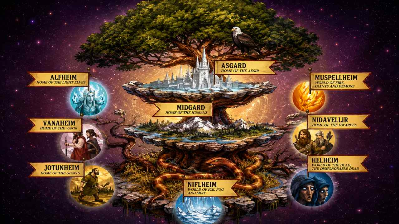 Mitologi Nordik Mengungkap Kisah Penciptaan Dunia dari Es dan Api